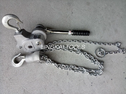 3 Ton Manual Lever Chain Hoist အလူမီနီယမ် အလွိုင်း 1.5m Lifting Height