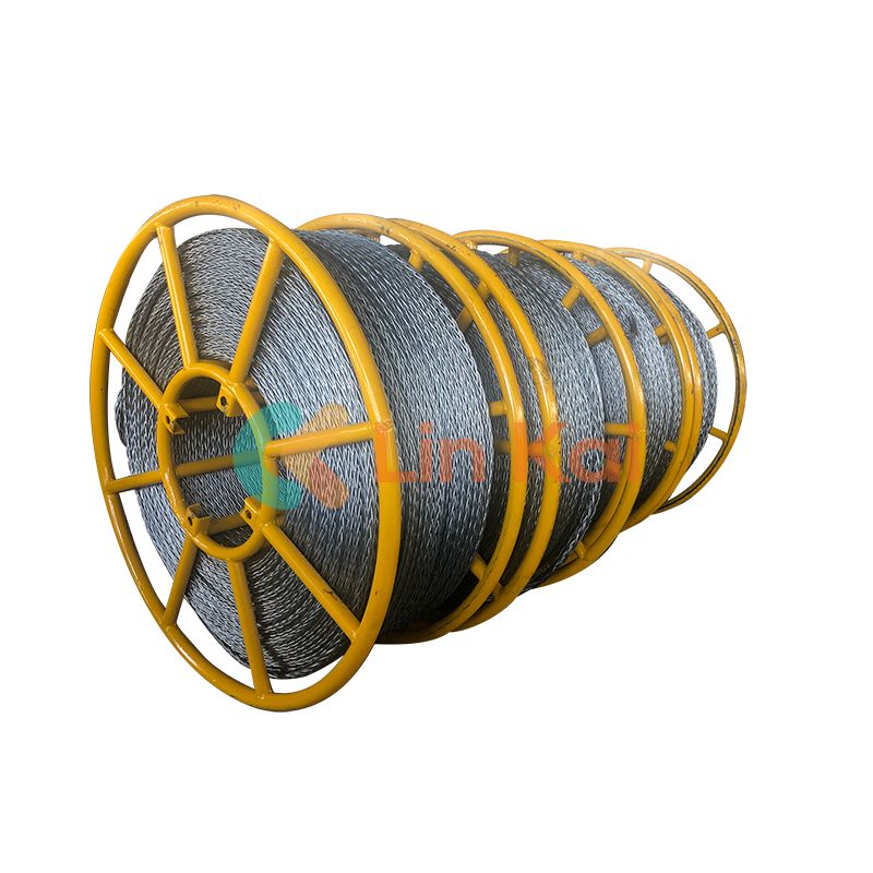 Stringing 6 Conductors အတွက် Anti Twist Wire Rope 24MM