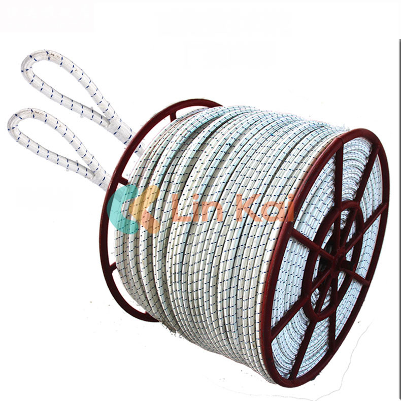 Transmission Line Stringing အတွက် ကျစ်ထားသော Dupont Polyester ကြိုး