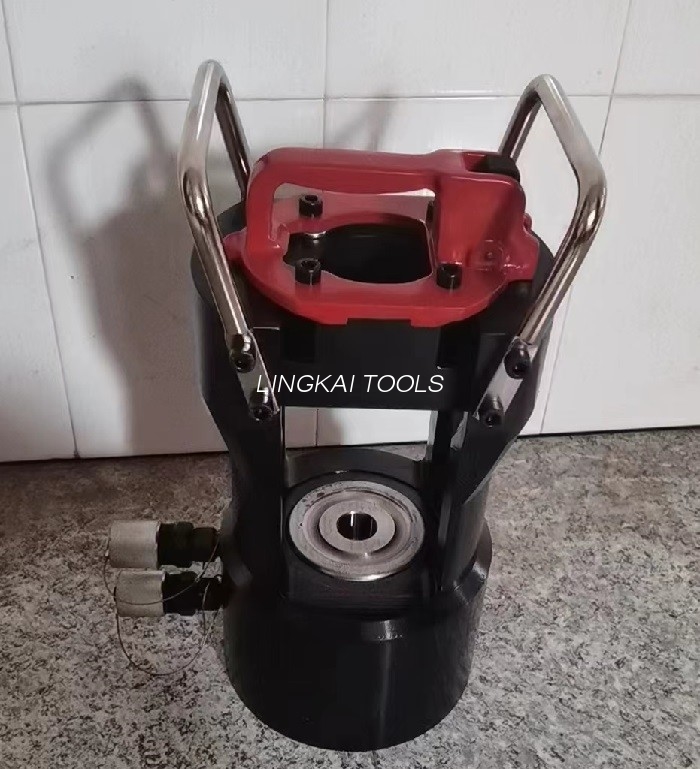 ACSR Conductor Jointing အတွက် Motorized Pump ဖြင့် Hydraulic Press Machine