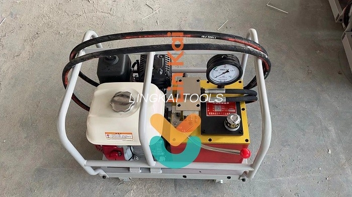 80 MPa High-Pressure Motorized Hydraulic Pump Station 300tons Hydraulic Conductor Press Machine for Compressor