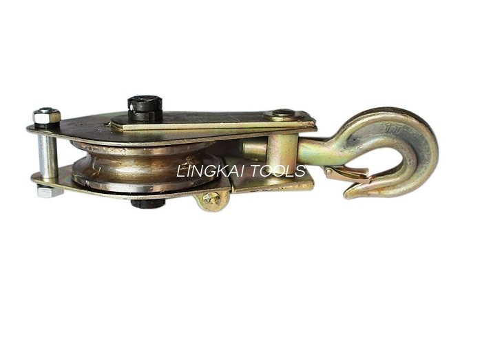 Single Sheave Tower Erection Tools၊ lifting/Hoisting အတွက် Steel Pulley Block