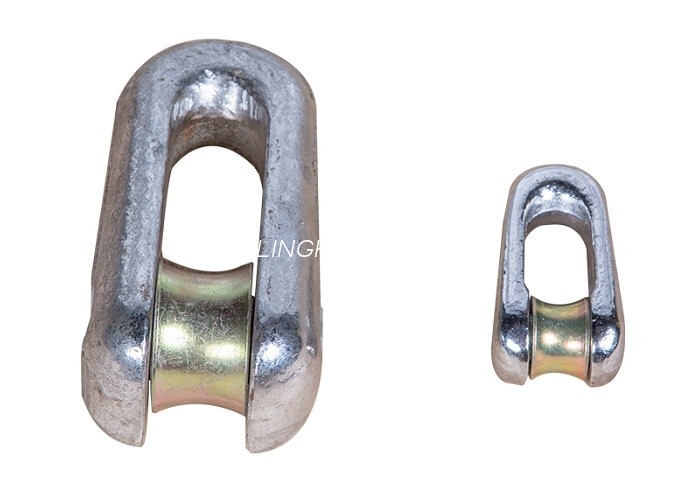 SLU-5 50KN ကေဘယ်ဆွဲခြင်း ကိရိယာများ Fixed Joint U Shape Pilot Wire Connectors