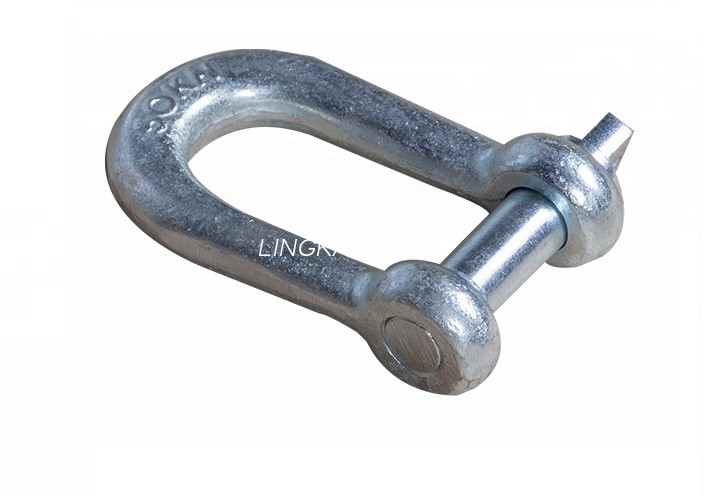 GXK Forged Alloy Screw Pin Shackle for Anchor Chain အတွက် မြင့်မားသော Strength Tackle
