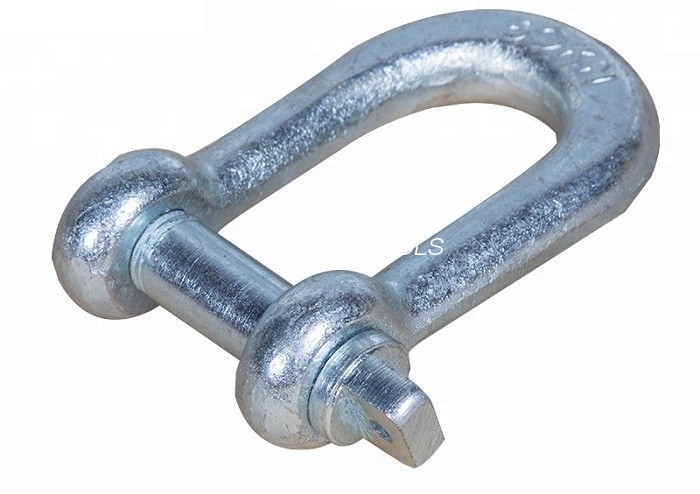 Anchor Chain U အမျိုးအစား Shackle၊ ဝိုင်ယာကြိုးချိတ်ဆက်ရန်အတွက် Screw Pin Anchor Shackle