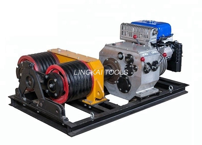 Double Drum JJM5SQ Cable Winch Puller 5T Load Capacity ပါရှိသော Winch ဆွဲကြိုး