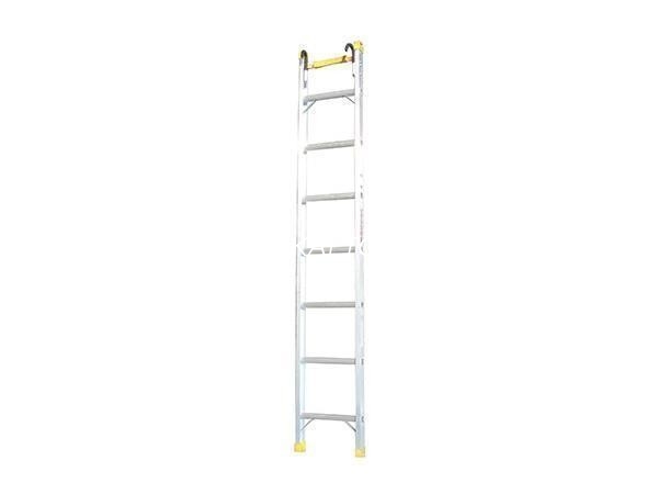 မော်ဒယ် LGS Llight Handy Tower Erection Tools အလူမီနီယမ် အလွိုင်းလှေကား ချိတ်ဖြင့် တပ်ဆင်ထားသည်။