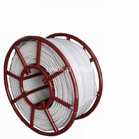 12-16mm Dia Optical Fiber Cable ကိရိယာများ Pe Rope Anti Twisting Double Layer ကျစ်ထားသော