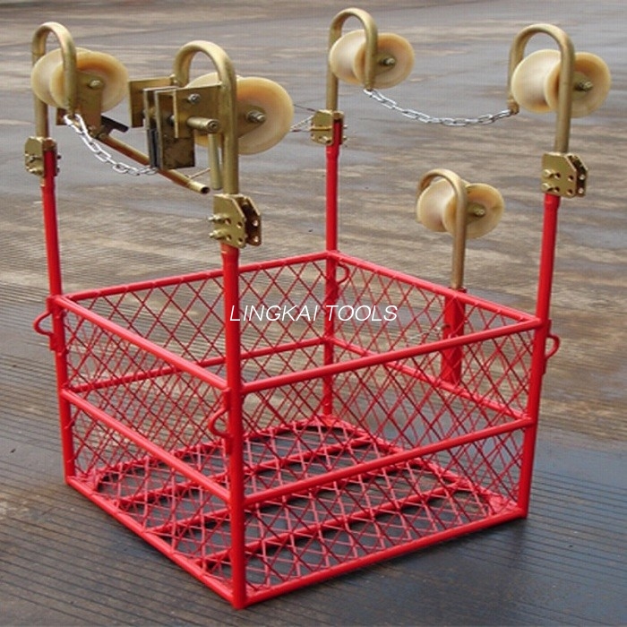 4 Bundle Transmission Line Stringing Tools Overhead Power Line Aerial Spacer Trolley လှည်း