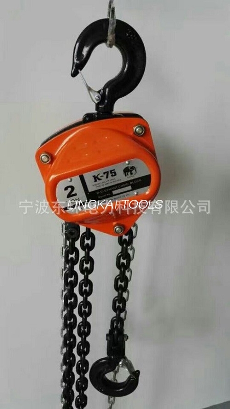 ကြိုးတင်းခြင်း Manual Chain Hoist 30KN 3M Standard Lifting Height