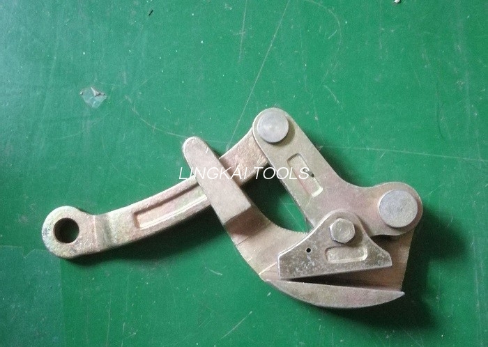 10KN Single Cam Wire Cable Grippers / Steel Strand အတွက် Earth Wire Gripper ကိရိယာ