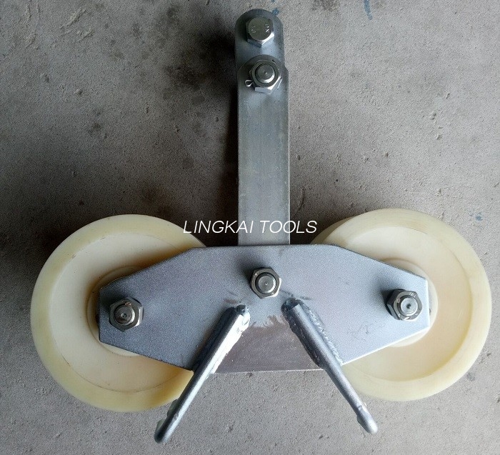 မော်ဒယ် SHR-2.5 ကေဘယ်ဆွဲခြင်း Pulley ဝိုင်ယာကြိုးတပ်တုံးများကို Tandem Sheave ဖြင့်