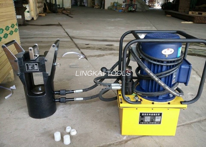 ISO Standard Hydraulic Crimping Tool 800 Bar လျှပ်စစ်အင်ဂျင်အမျိုးအစား ဟိုက်ဒရောလစ်ပန့်