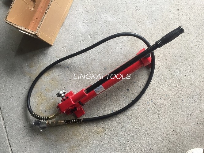 700 Bar 1000psi Protable Hand Operated Hydraulic Pump 900CC Oil Capacity ကြာရှည်ခံ