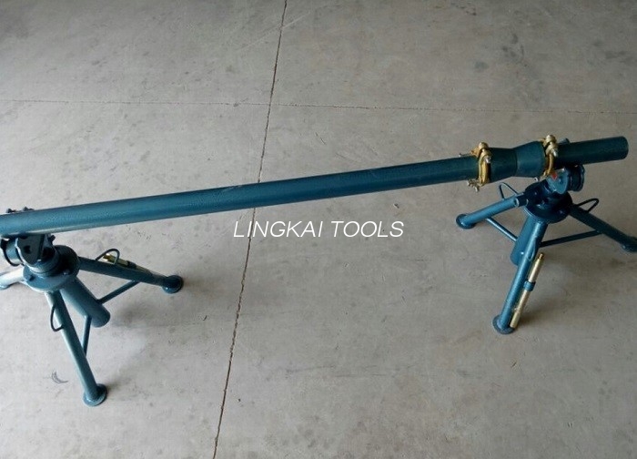 10KN - 50KN ရိုးရှင်းသော Reel Payout Stand Cable Drum Jack ကို ကိုယ်တိုင်ထုတ်ပြီး