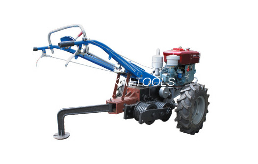 Heavy Duty 5 Ton Diesel Cable Pulling Walking Tractor Winch လွယ်ကူစွာ လည်ပတ်ခြင်း။