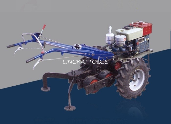 5T Double Drum Hydraulic Puller Tensioner Hand Tractor Winch 60KN ထွန်စက်အင်အားစု