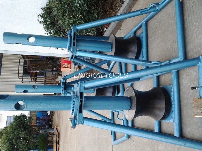 ဓာတ်အားလိုင်းတည်ဆောက်မှုတွင် 5 Ton Manual Turned Winch Pulling Wire Rope