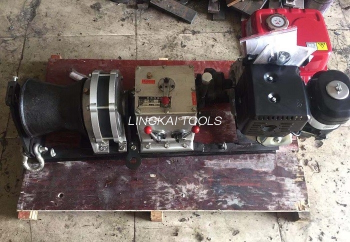 Single Capstan Fast Speed ​​Cable Winch Puller ဒီဇယ်အင်ဂျင် လိုင်းတည်ဆောက်ခြင်း။
