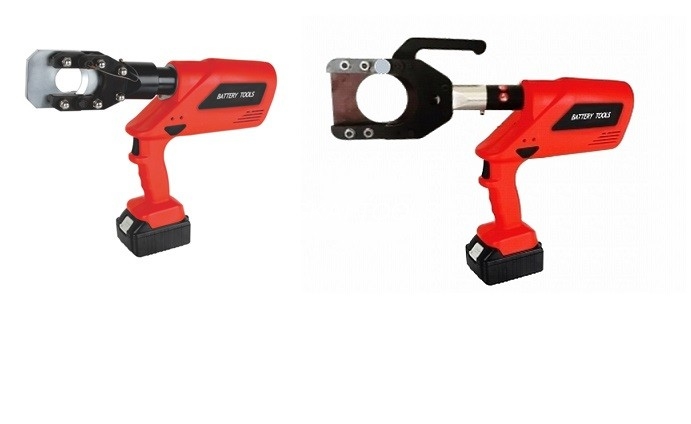 EC-40 ဟိုက်ဒရောလစ် လက်ဆွဲကြိုးဖြတ်စက် 60kn Crimping Force 40mm Stroke