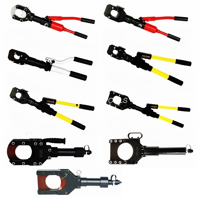 85mm Stroke Hydraulic Crimping Tool Cable Cutter သည် Amoured Cu/Al Cable Max 85mm