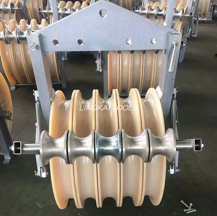 Transmission Line Grounding Roller Conductor Stringing Blocks