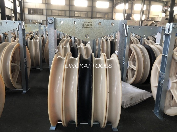 Overhead Line Aluminum Cable Pulley Blocks for Conductor