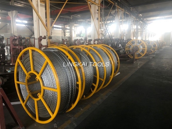 ထုပ်ပိုးထားသော conductors သုံးခုအတွက် 20mm Anti Twisting Steel Wire Rope