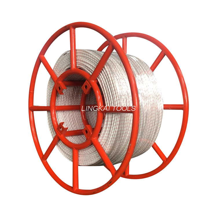 ကျစ်ထားသော Nylon Anti Twist Wire Rope Transmission Line Stringing