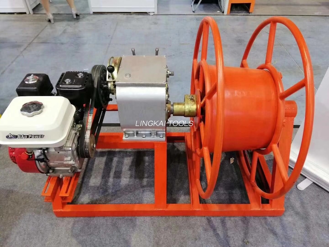 Conductor Pulling Winch အတွက် အင်ဂျင်တပ်ထားသော Winches များ